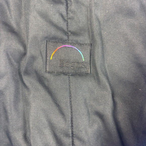 BOGNER Women’s Royal Blue Vintage Ski Winter Jacket w/Racoon Fur Hood Size: 10 - Picture 8 of 12